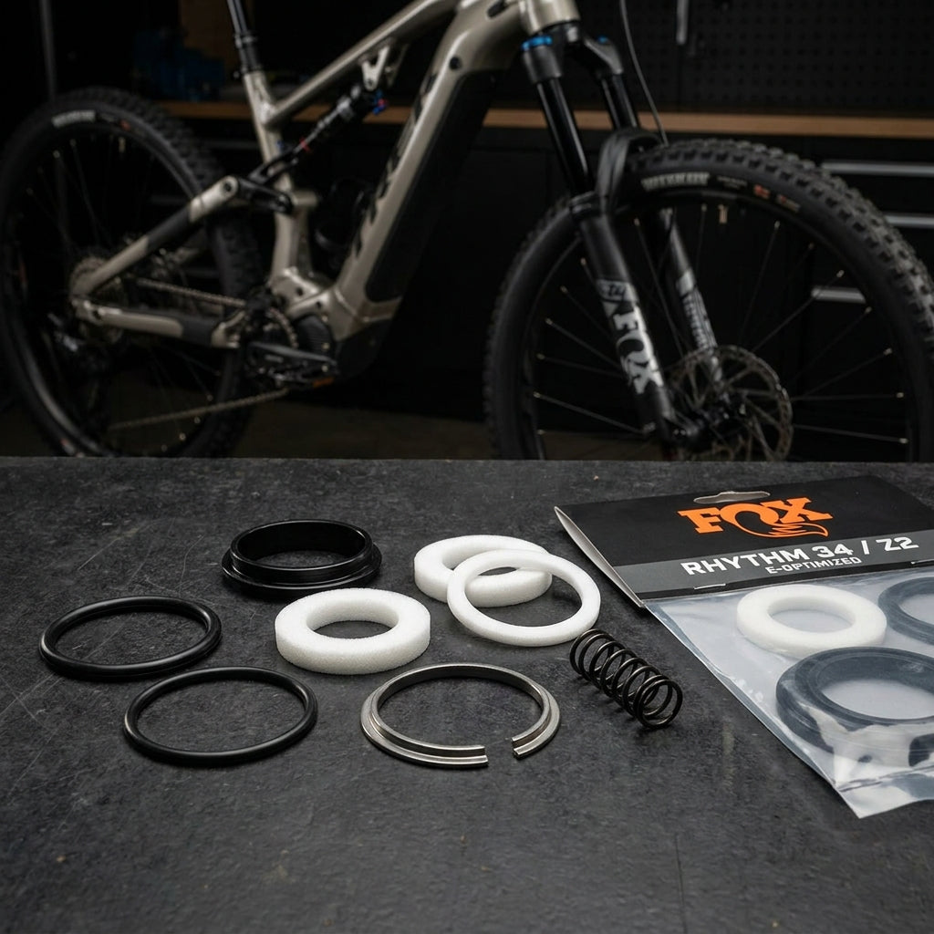 FOX Service Set Rhythm 34 Z2 E-Optimized für geschmeidige Federgabel Performance. Wartung für Mountainbike und E-Bike.