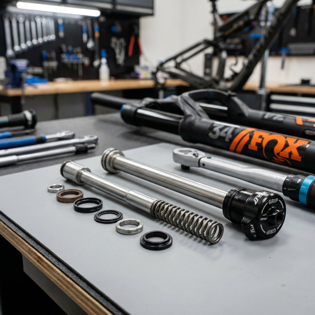 FOX Service Set 2020 34 Grip PTU Remote Cart Assy. Wartungseinheit für FOX 34 Federgabel, präzises Ansprechverhalten.