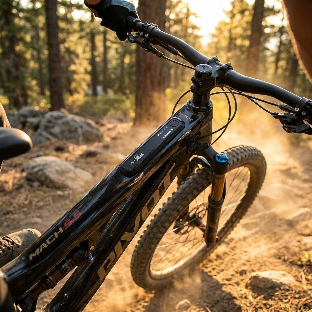 FOX Live m2a Controller Pivot Mach 5.5 für präzise elektronische Mountainbike-Fahrwerkssteuerung. Optimiert Dämpfung in Echtzeit.