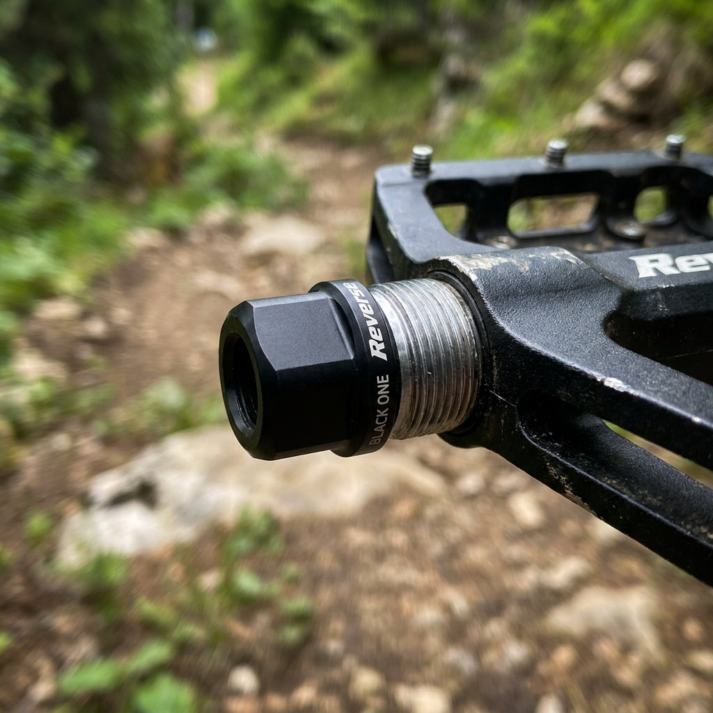 Reverse Pedalmutter Black ONE Pedal ab 05/2016 für sichere Mountainbike-Pedalmontage. Präzises Ersatzteil.