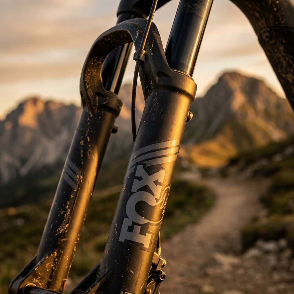 FOX Decal Kit 2021, FOX 36, E-Bike+, Mattschwarz. Hochwertiges Gabel-Dekor für modernen Look und Individualisierung.