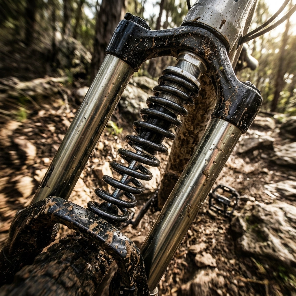 RockShox Federeinheit 27.5|29 Zoll 100mm X-Firm black für Mountainbike Federgabel. Präzise Dämpfung für Trails.