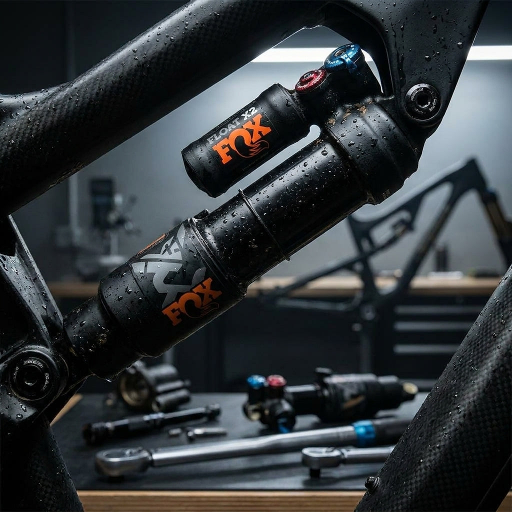 FOX Float X2 Dämpferkörper, schwarz. Hochwertiges MTB Ersatzteil für präzise Federung und maximale Performance.