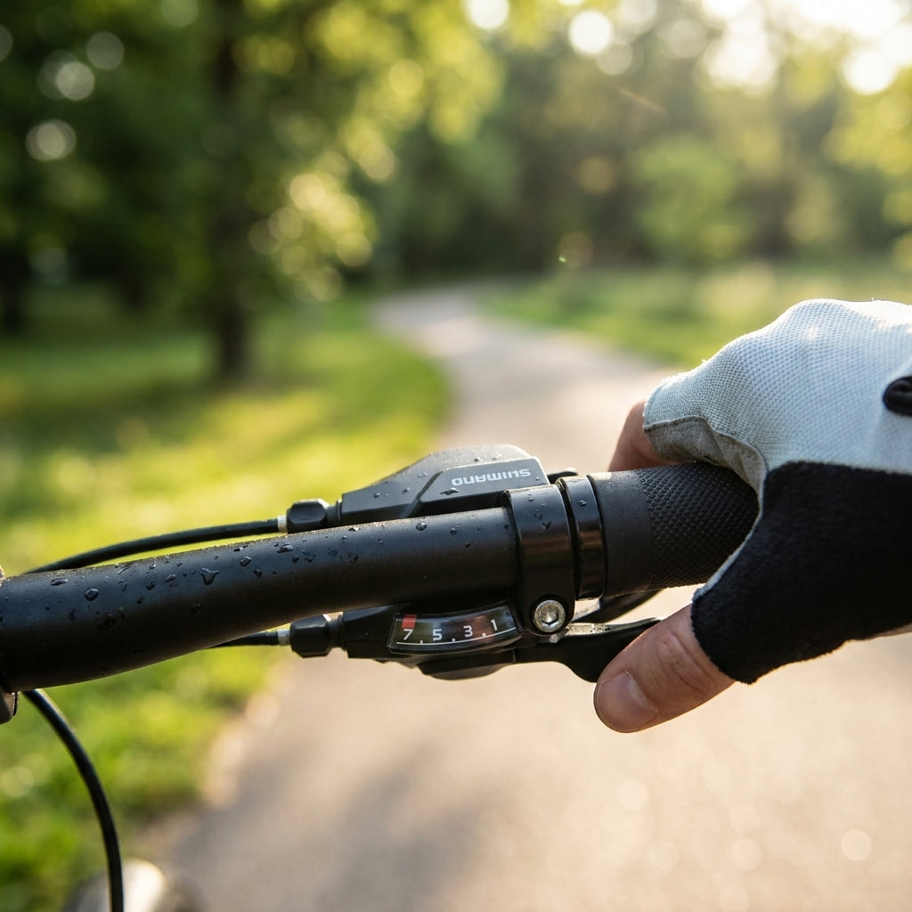 SHIMANO ALTUS SL-M315 7-fach rechter Schalthebel am Fahrradlenker für MTB und Trekking.