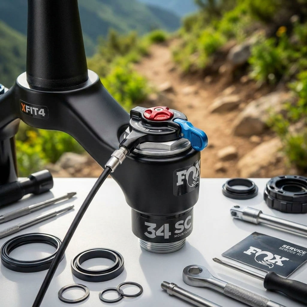 FOX Service Set 2020 34 SC FIT4 Topcap Assy Remote. Präzise Wartung für Federgabeln. Optimale Mountainbike Performance.