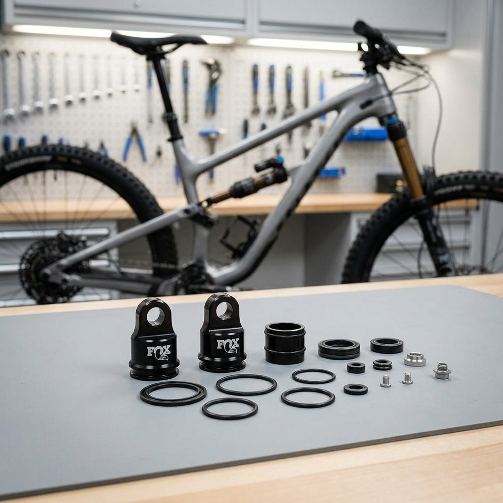 FOX Service Set Eyelet Assy FLOAT DPS Remote Trunnion Dämpfer Wartung. Präzise Fahrrad Stoßdämpfer Teile für Mountainbikes.