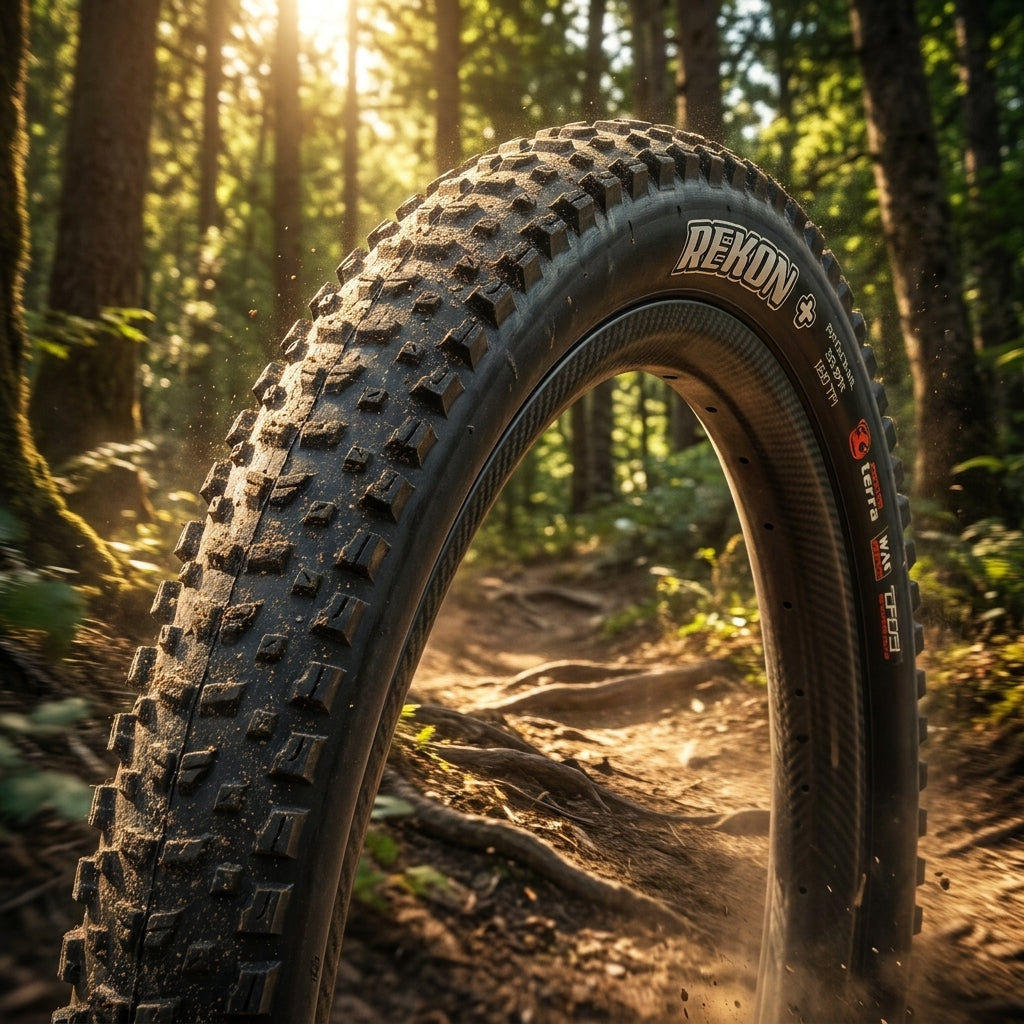 Maxxis Rekon 27.5x2.40 Zoll Mountainbike Reifen. Vielseitiger TLR Faltreifen für Trail & Cross Country. Optimaler Grip.