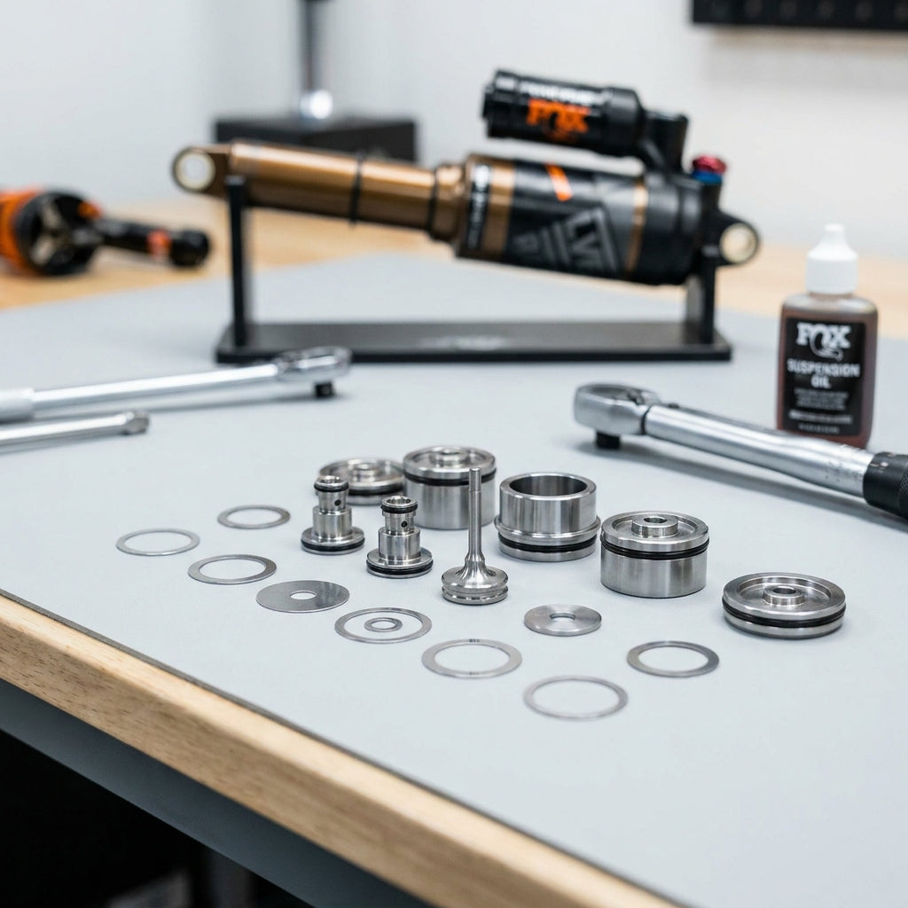 FOX Service Set Valve Stack Assy für Float LIVE Valve Dämpfer. Präzise Komponenten zur Wiederherstellung der MTB Dämpfungs-Performance.