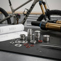 FOX Service Set Valve Stack Assy FLOAT X DHX Base Valve Medium für präzisen Dämpfer-Service am Mountainbike.
