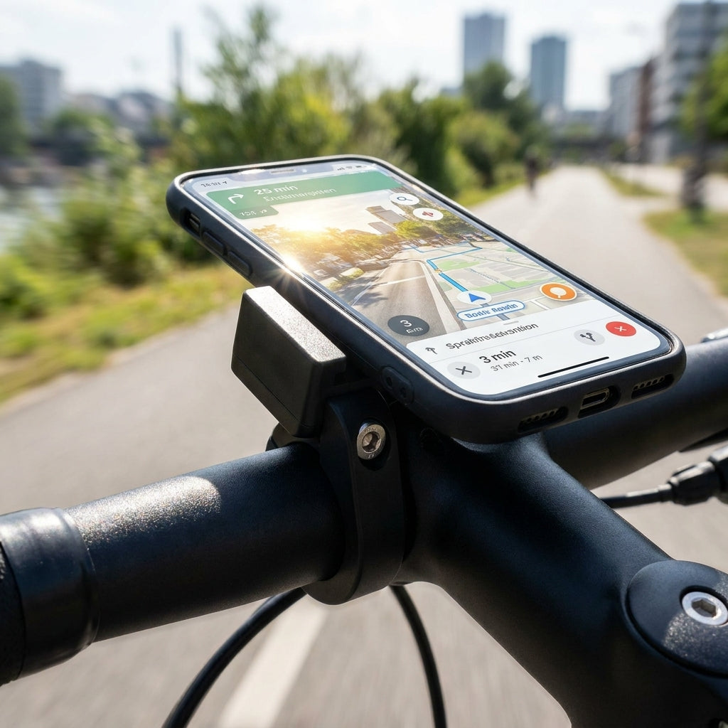 Ergotec SP-Connect Adapter für Fahrrad-Handyhalterung. Sichere Navigation am Lenker. Robustes Zubehör für Radfahrer.