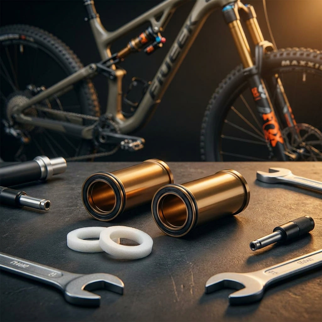 FOX Service Set Sleeve Assembly Kashima 145x30/35. Hochwertiges Kit für Dämpfer Wartung. Optimiert FOX Fahrwerk Performance.