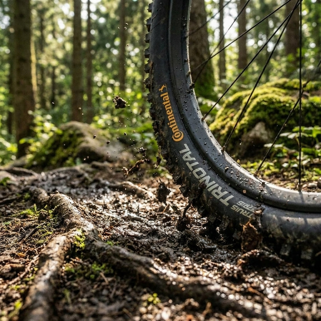 Continental Trinotal Trail Grip Faltreifen 27,5 Zoll für Mountainbikes. Robuster MTB-Reifen mit Grip-Compound für jedes Gelände.