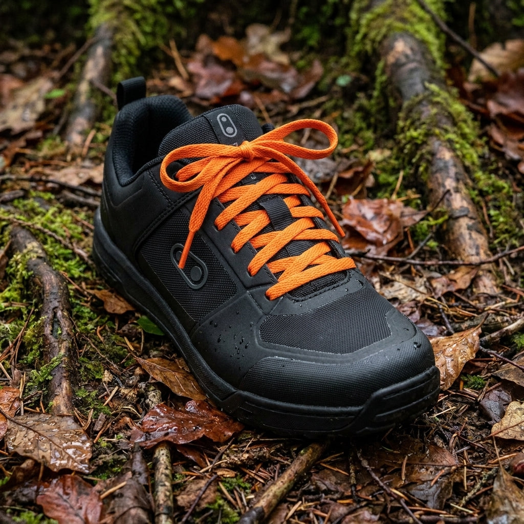 Crankbrothers Lace Schnürsenkel orange für Stamp Mallet E MTB Fahrradschuhe. Robust, stylisch, perfekter Halt auf dem Trail.