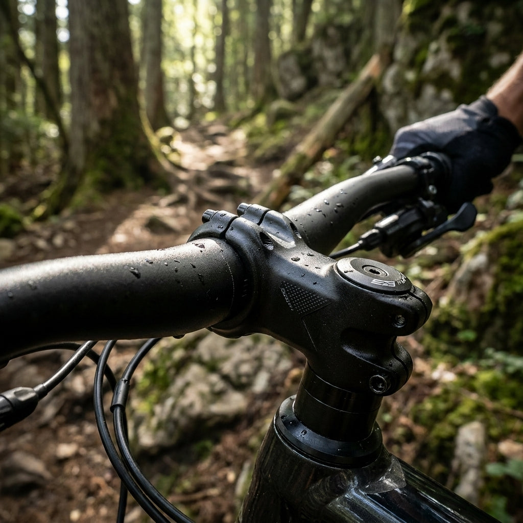 Merida EXPERT eTR 35 Vorbau 50mm schwarz für eMTB und Enduro. Robuster, Di2-kompatibler MTB-Vorbau für optimale Kontrolle.
