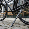 Hebie Hinterbauständer Fix 18 mattschwarz für 26-28 Zoll Fahrräder. Stabiler KSA 18 Fahrradständer, werkzeuglos verstellbar.