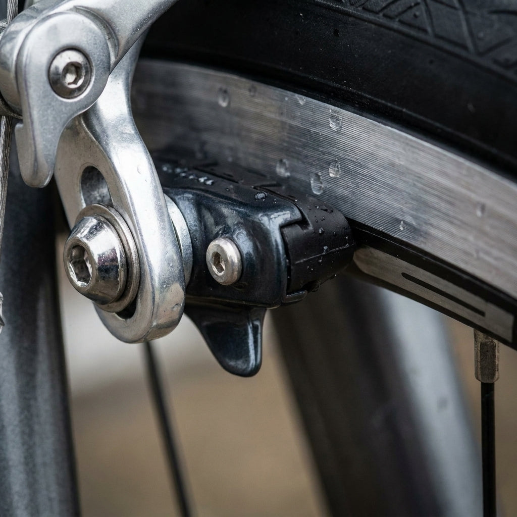 SHIMANO Bremsschuh R55C4 105 BR-R7000 für Alufelgen, Silber. Präzise Bremsleistung, schneller Belagwechsel, Top-Nassbremsperformance.