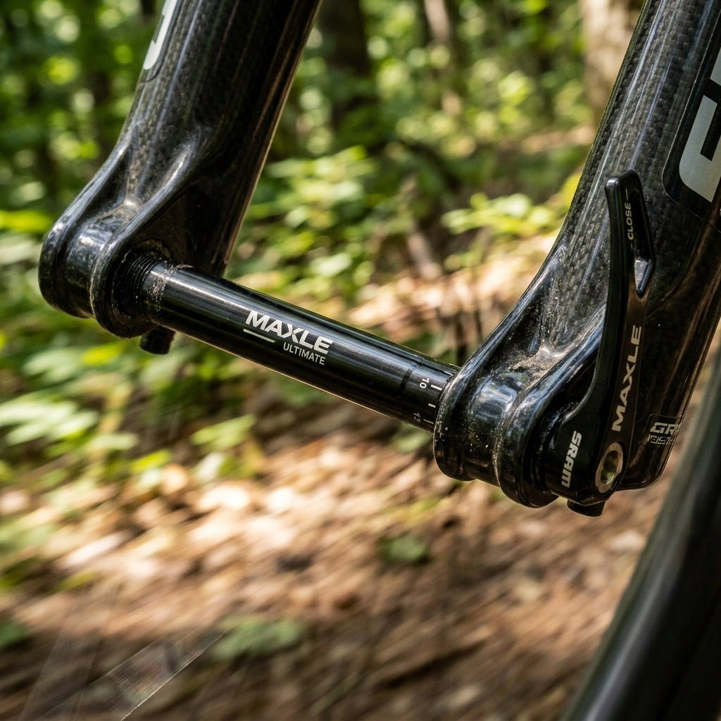 SRAM Maxle Ultimate Vorderachse 12x100. Robuste, präzise Fahrradachse für MTB und Rennrad. Optimale Sicherheit.