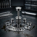 FOX Service Set Valve Stack Assy Grip X2 PODIUM Medium. Präzise Rebound-Dämpfung für Mountainbike-Federung.