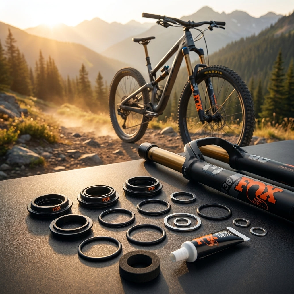 FOX Service Set 2022 38 180 MAX 15x110 Black für präzise Wartung der FOX 38 Federgabel. Optimal für Enduro und Trail.