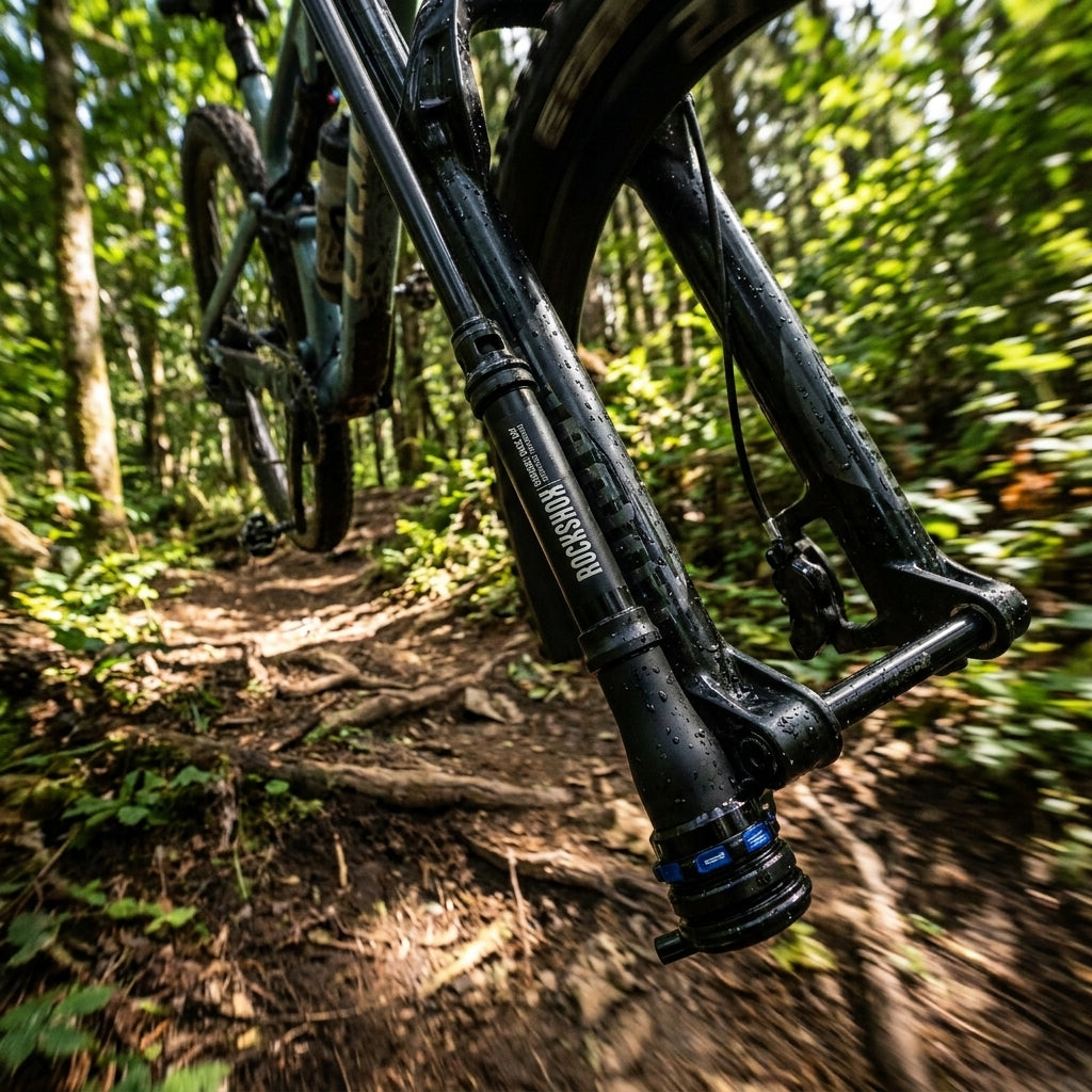 RockShox Dämpfer Upgrade Kit für Reba A7/SID A1 Federgabel. Mountainbike Performance Upgrade für präzise Kontrolle auf dem Trail.