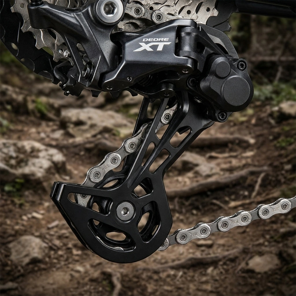 SHIMANO Kettenleitblech für RD-M8130-SGS Schaltwerk. Original Ersatzteil für präzise MTB/E-MTB Kettenführung.