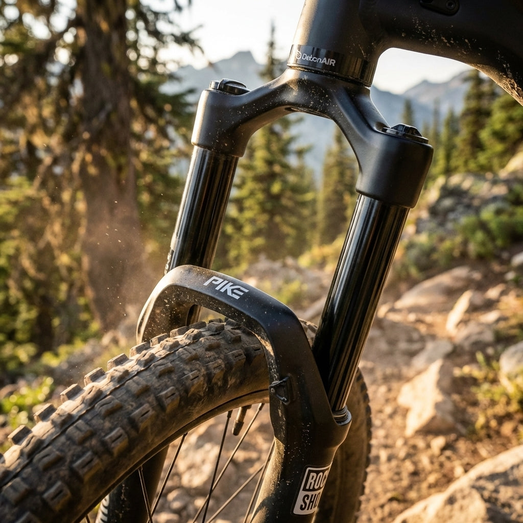 RockShox Pike C1+ DebonAir Federgabel CSU 27.5 29 Zoll. MTB Gabel für Trail & Enduro, schwarz. Optimale Kontrolle.