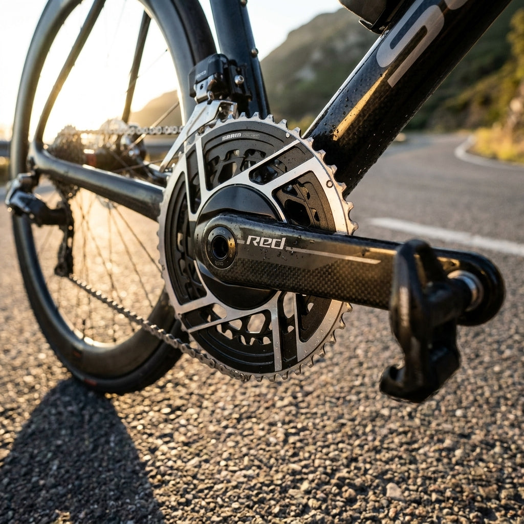SRAM RED E1 Rennradkurbelgarnitur 50-37T (172,5 mm) – ultraleicht und high-performance.