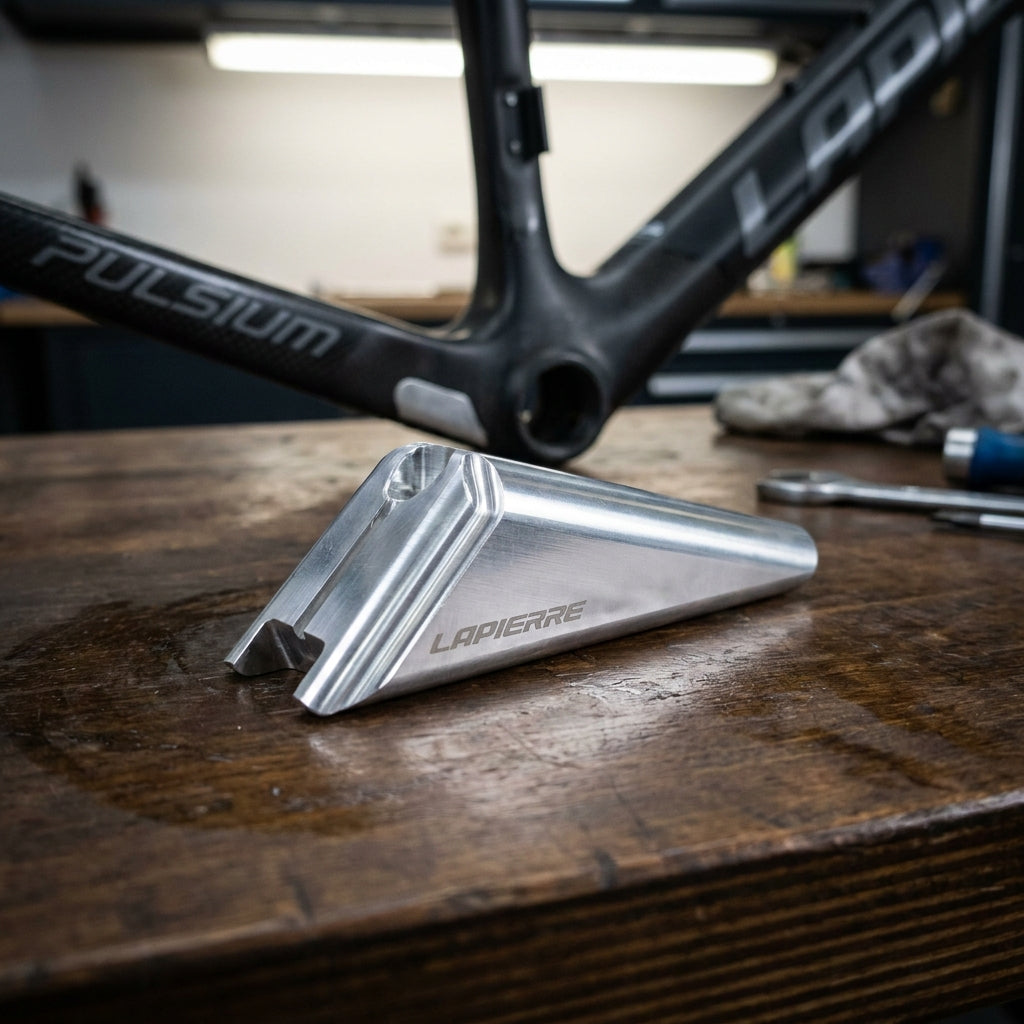Lapierre Sattelstützkeil für Pulsium Rennrad. Original Aluminium Klemmkeil sichert Sattelstütze präzise. Fahrrad Ersatzteil.