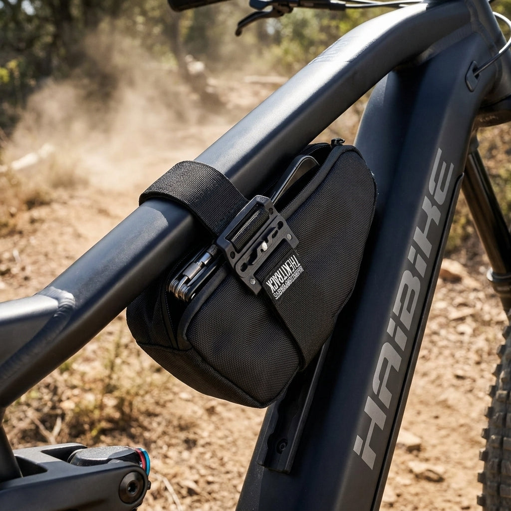 Haibike MRS TheKitRack Rahmentasche mit Werkzeug am E-Bike, inklusive Befestigungsmaterial für MRS.