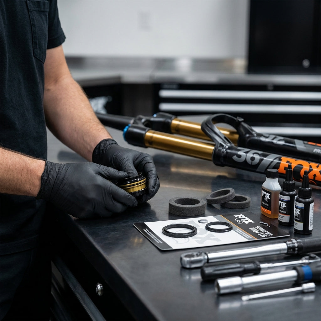 FOX Service Set 2023 F-S 36 zur Federgabel Wartung. Optimale Performance für FOX 36 Mountainbike Gabeln.