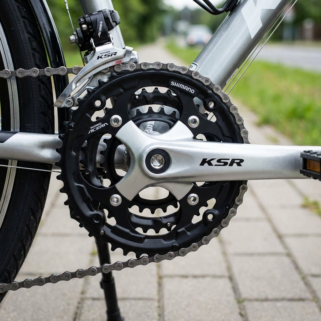 SHIMANO ACERA Kettenblatt FC-M361 42 Zähne als zuverlässiger Antrieb am KSR Trekkingrad
