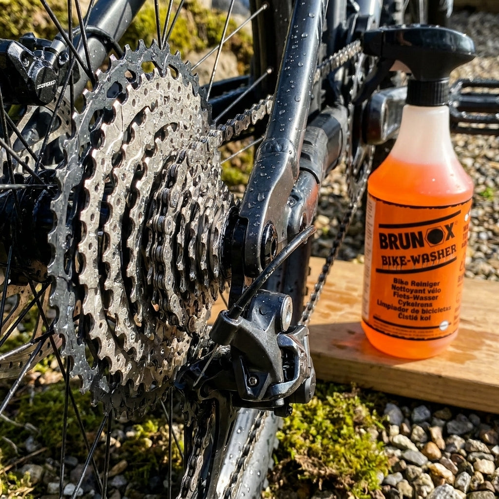 Brunox Fahrradreiniger Bike Washer 1000ml. Umweltfreundliche, effektive Reinigung für alle Fahrräder. Entfernt Schmutz, Öl, Fett.