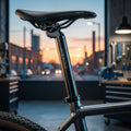 Schwarze Ergotec Patentsattelstütze 30,0mm aus Aluminium für Fahrräder Sicherheits-Level 2 Länge 350mm