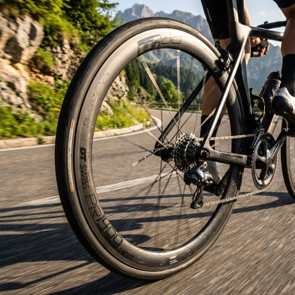 DT Swiss PR 1400 DICUT Oxic Rennradlaufrad schwarz. Leicht, langlebig, maximale Bremskontrolle. High-Performance für ambitionierte Fahrer.