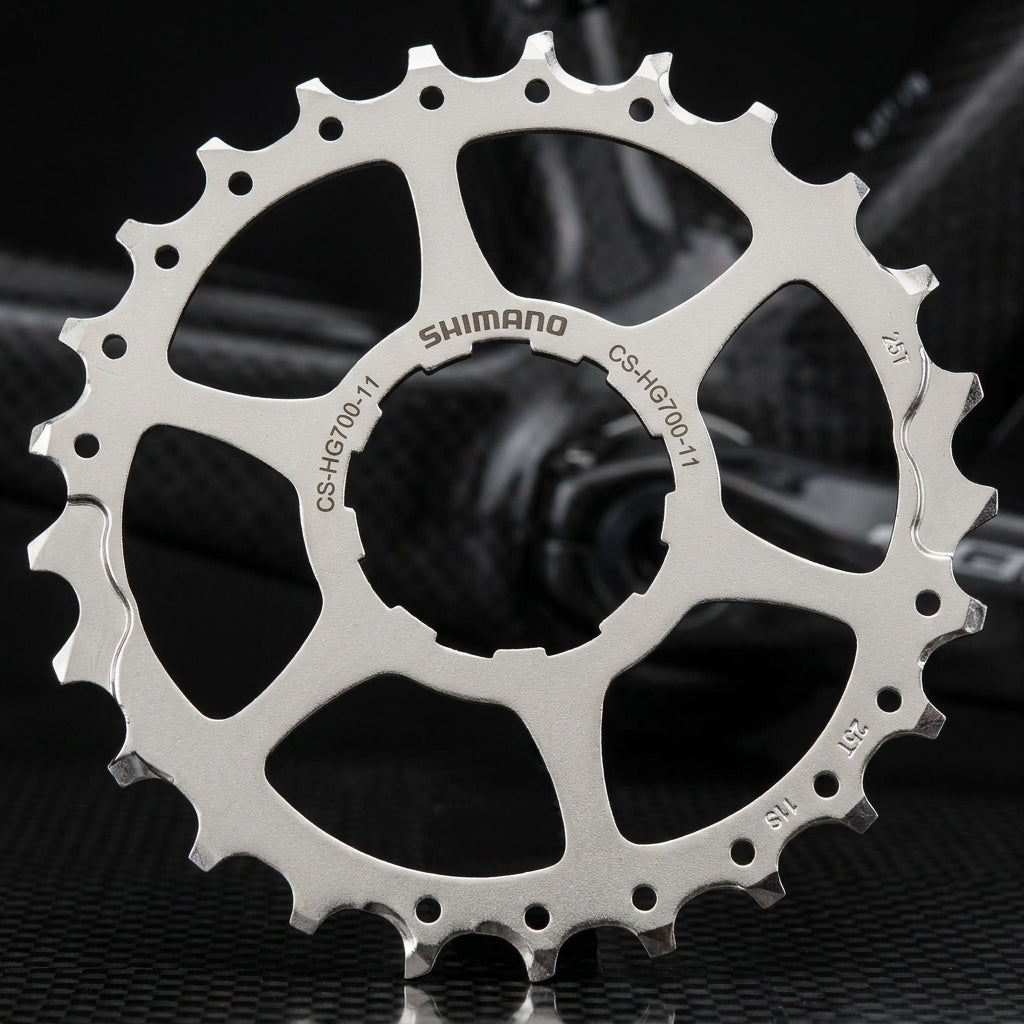 SHIMANO Ritzel CS-HG700-11, 25 Zähne, silber, für Fahrradkassette