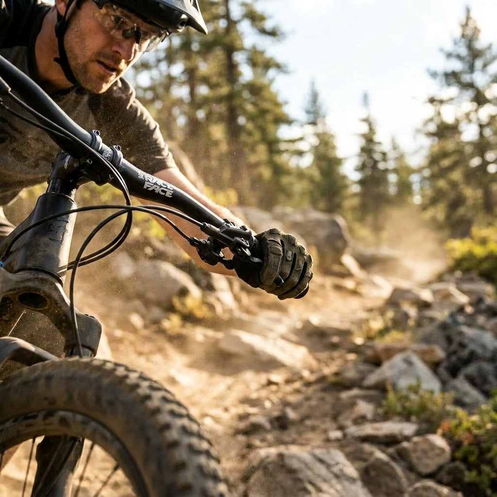 Race Face Atlas Riser Lenker 31.8, 785mm, schwarz. Stabiler MTB Downhill Lenker für maximale Kontrolle im Gelände.