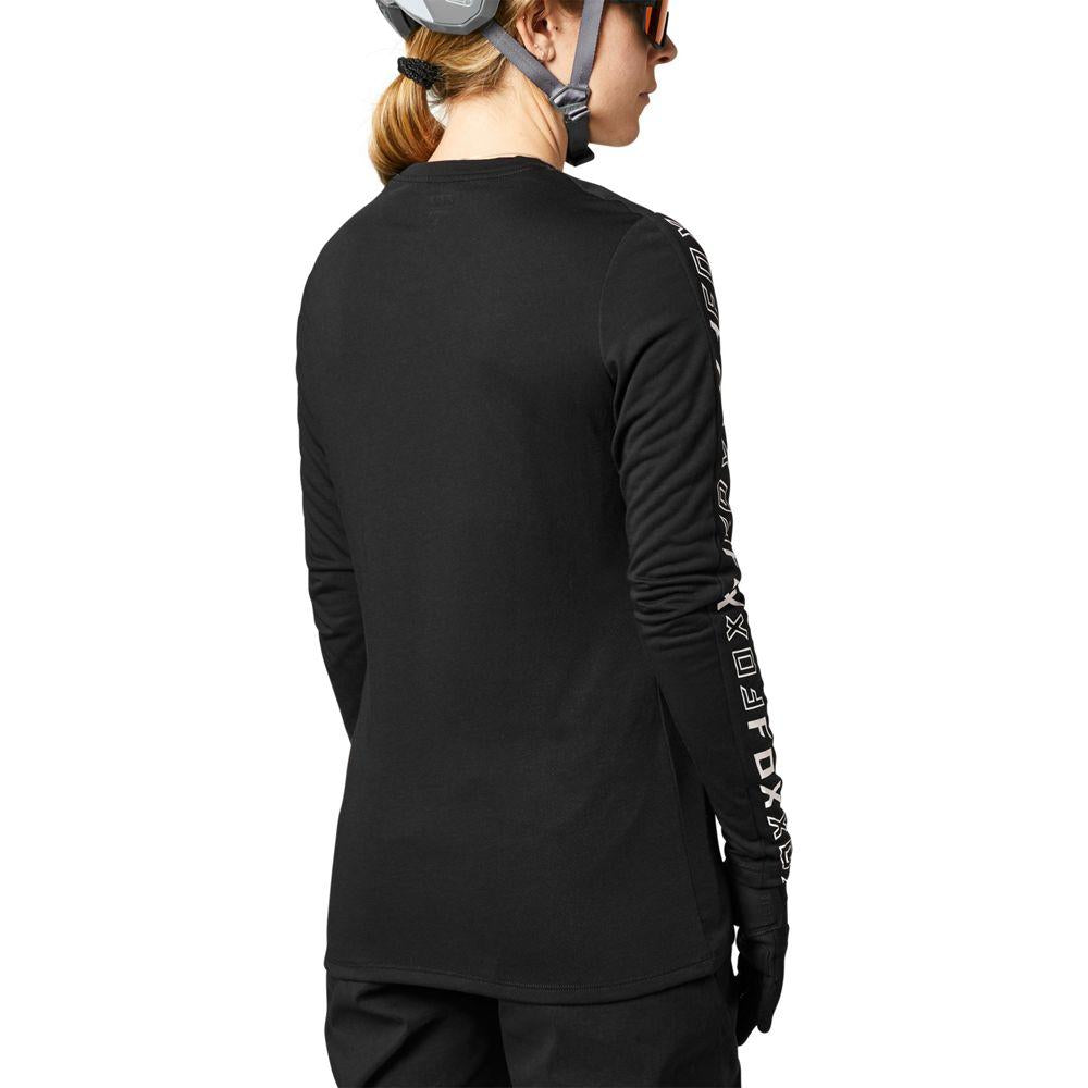FOX W RANGER DR LS Jersey black Größe M