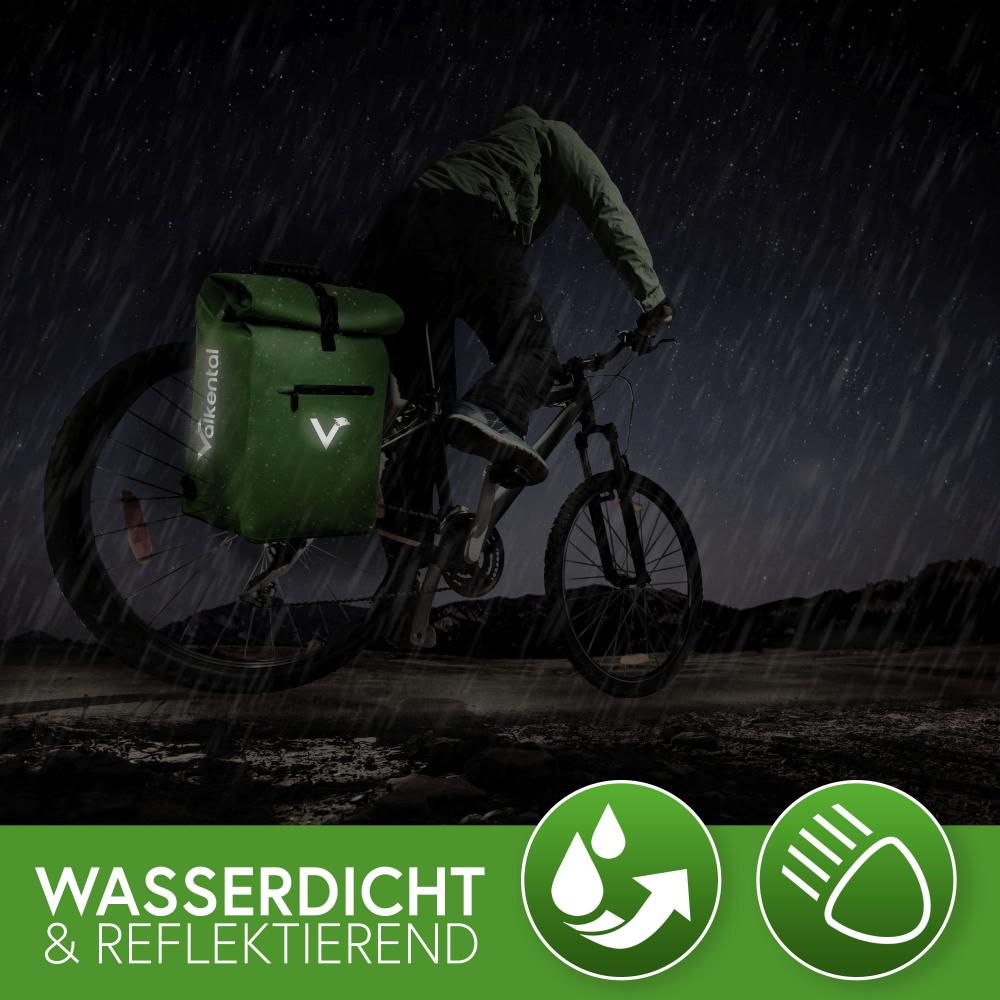 Valkental Rucksack ValkOne 3in1 Fahrradtasche grün