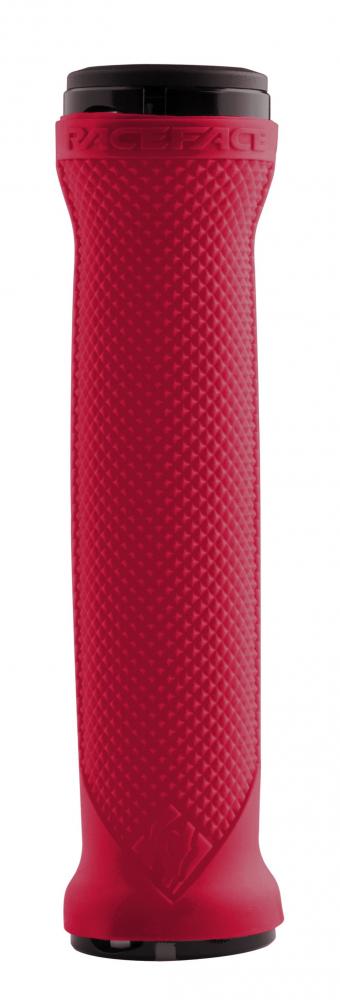 Race Face Love Handle Lock-On Griff, 28-33mm, rot - maximaler Grip und Kontrolle