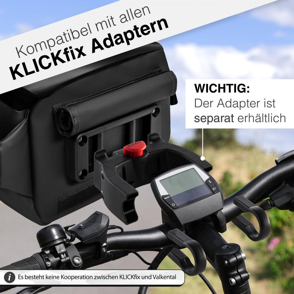 Valkental Lenkertasche 3in1 fullblack