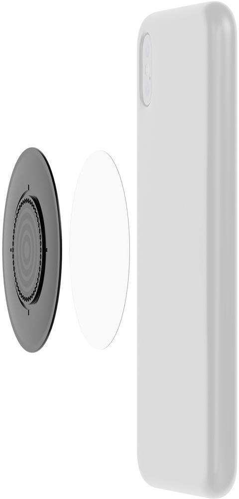 FIDLOCK VACUUM Klebe-Patch schwarz - Universeller 3M-Klebepatch zur Befestigung von Smartphones an VACUUM-Halterungen, 360° drehbar, kompatibel mit glatten Hüllenoberflächen