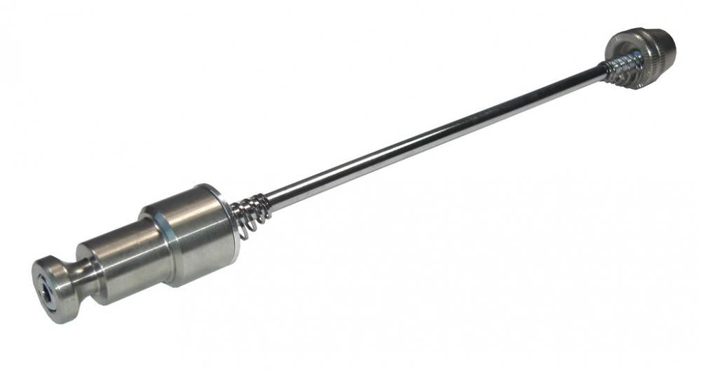 Schnellspannachskuppl.f.Croozer Click&Cr Klemmweite 148-158mm,Sockel 15mm