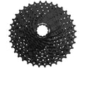 Schwarze SunRace CSMS1 10-fach MTB Kassette 11-36 Zähne für Sram/Shimano.