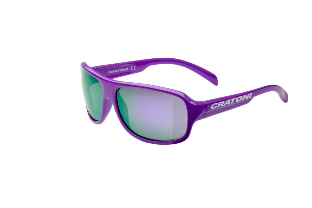 Cratoni Sportbrille C-Ice Jr. Junior purple glossy Größe UNI