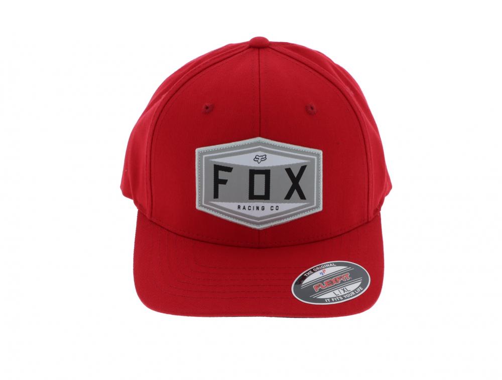 FOX EMBLEM FLEXFIT HAT CHILI MEN'S HEADWEAR 15/2 Flexfit