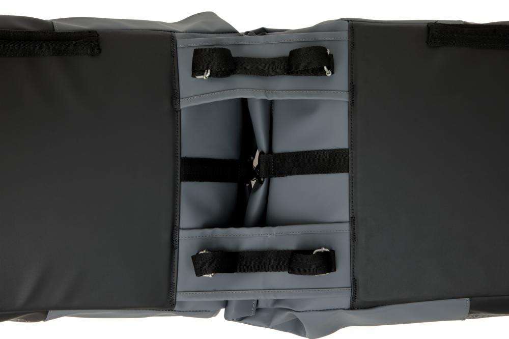New Looxs Tasche Nyborg Double Double-Packtasche Grey/Black - viel Stauraum für Alltag und Tour