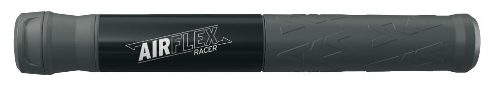 SKS Airflex Racer Minipumpe - ultraleicht, 196 mm, schwarz, flexibler Schlauch für Sclaverand-Ventil, bis 8 bar, inkl. Halterung, ideal fürs Rennrad