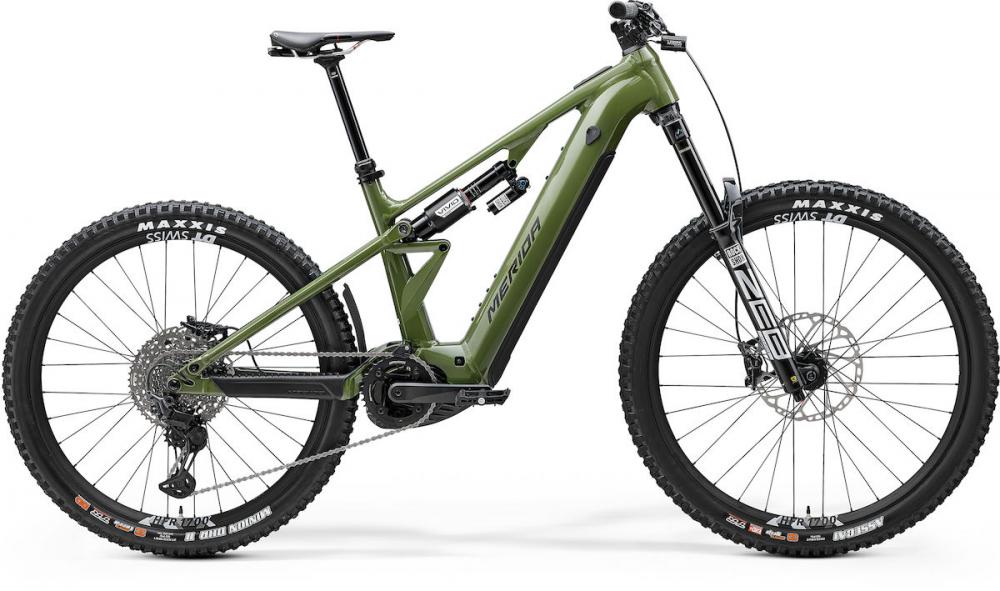 Merida eONE-EIGHTY 900 I1 silk anaconda XS Grün - leistungsstarkes E-MTB für anspruchsvolle Trails