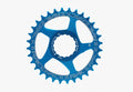 Race Face Cinch Direct Mount Kettenblatt, 52mm, 34 Z., blau - präziser Antrieb für moderne MTB-Setups