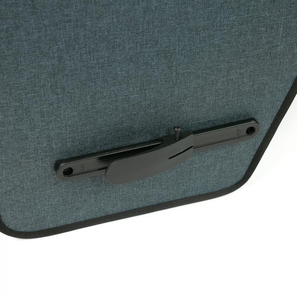 Haberland Doppeltasche eMotion anthrazit 31x31x16cm 31l - geräumige Gepäckträgertasche